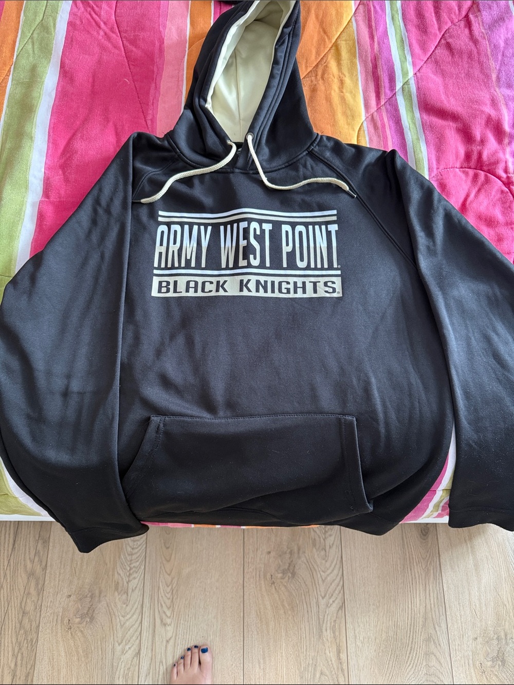 Colosseum Black Army West Point Black Knights Pullover Hoodie